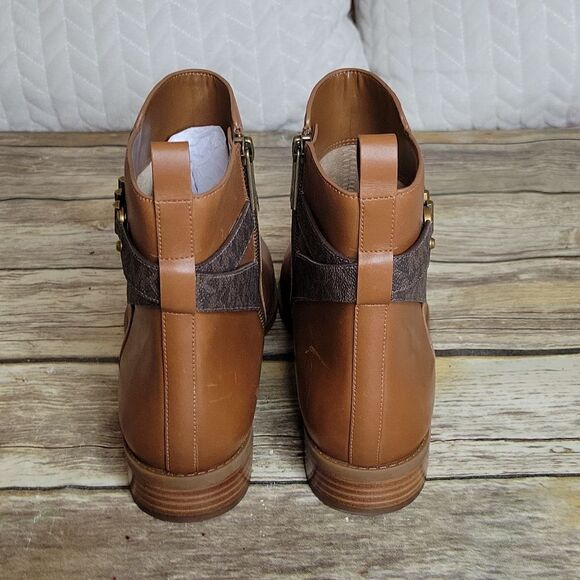 MICHAEL Michael Kors Tan Ankle Boots Size 10 - Picture 4 of 4